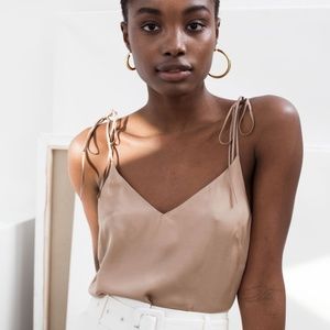 & Other Stories Tan Blouse